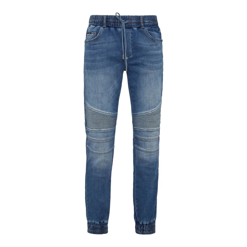 Philipp Plein Tapered-Jeans Jeans dunkel-blau