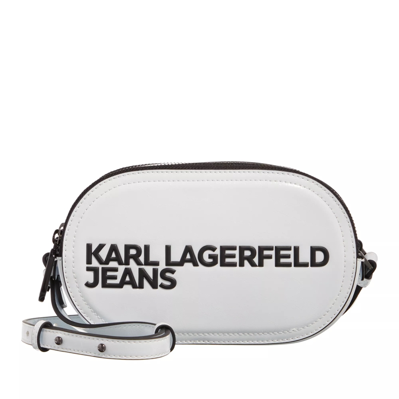 Karl Lagerfeld Jeans Camera Bag Essential Logo Camera Bag White