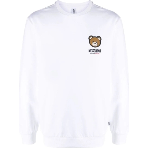 Moschino  Sweaters White weiß