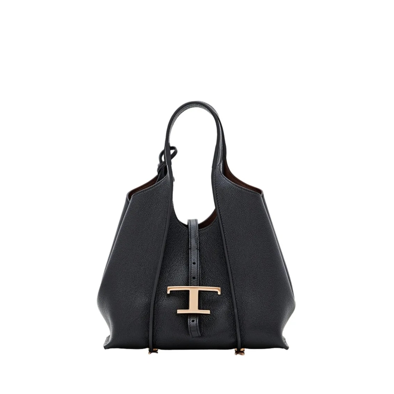 Tod's Tote Mini Shopping Bag Black