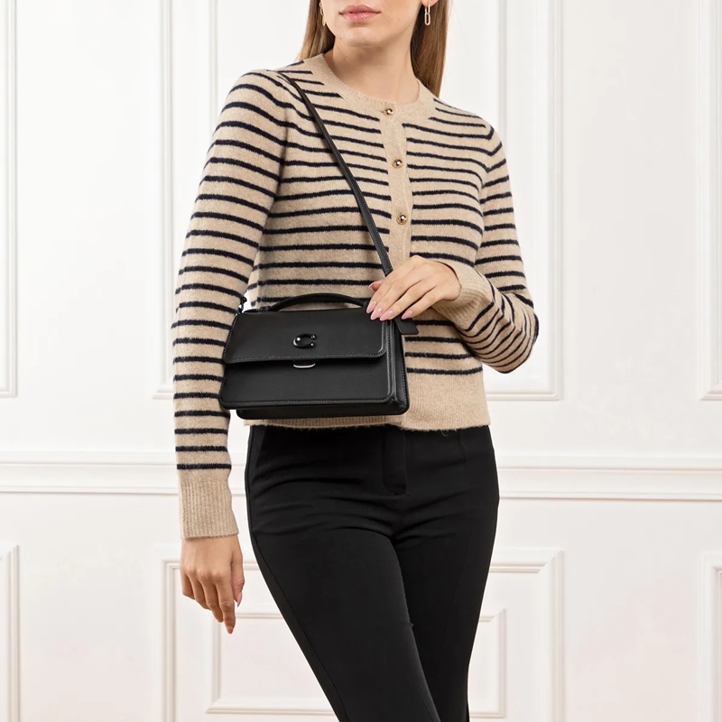 Coach Satchel Glovetanned Leather Juno Bag mw/black(Image 3)