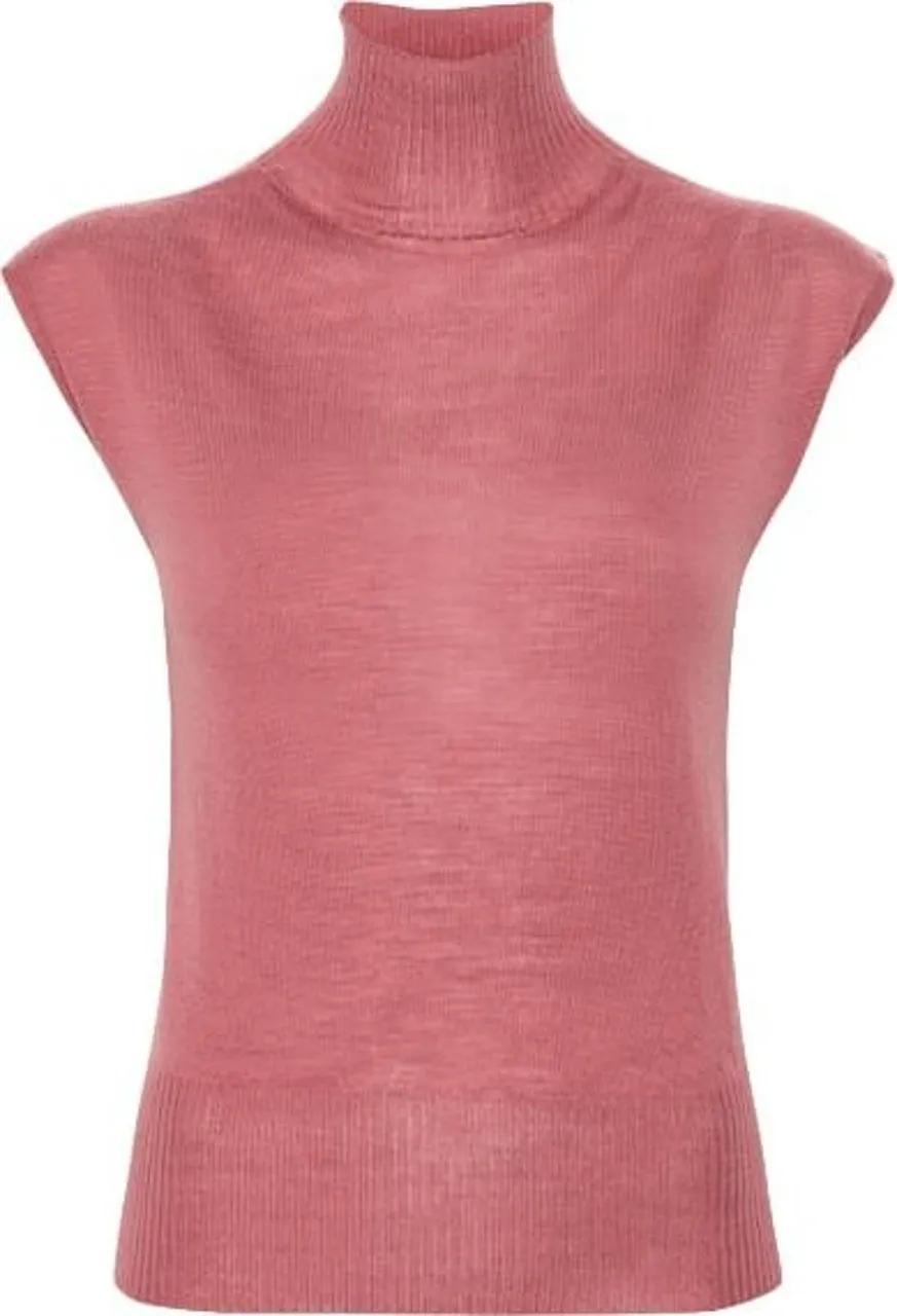 Thumbnail - Rick Owens - Maglia Sl Turtle Top Thulian - Größe L - rosa
