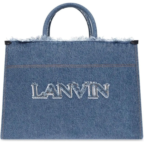 Lanvin Shopper Bags Blue blau