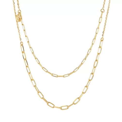 Sif Jakobs Jewellery Due Chain 18K Yellow Gold Medium Halsketting