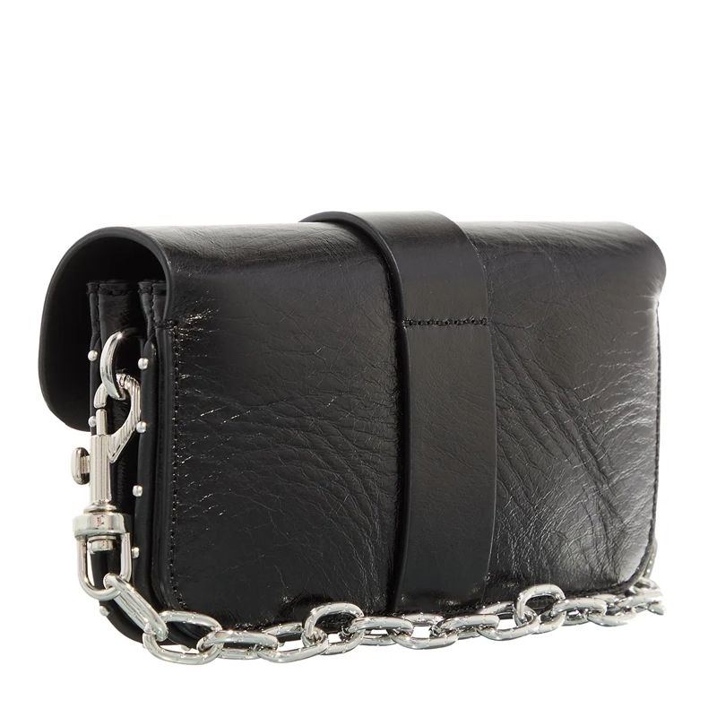 Zadig & Voltaire Wallet On A Chain Kate Wallet Vintage Patent Black(Image 3)
