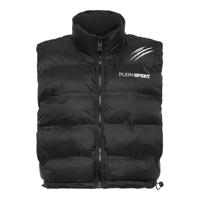 Plein Sport Weste Daunenweste Scratch schwarz