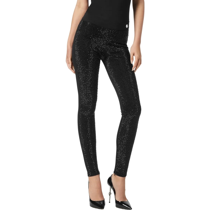 Philipp Plein Leggings Jogging Leggings Embellished schwarz(Image 3)