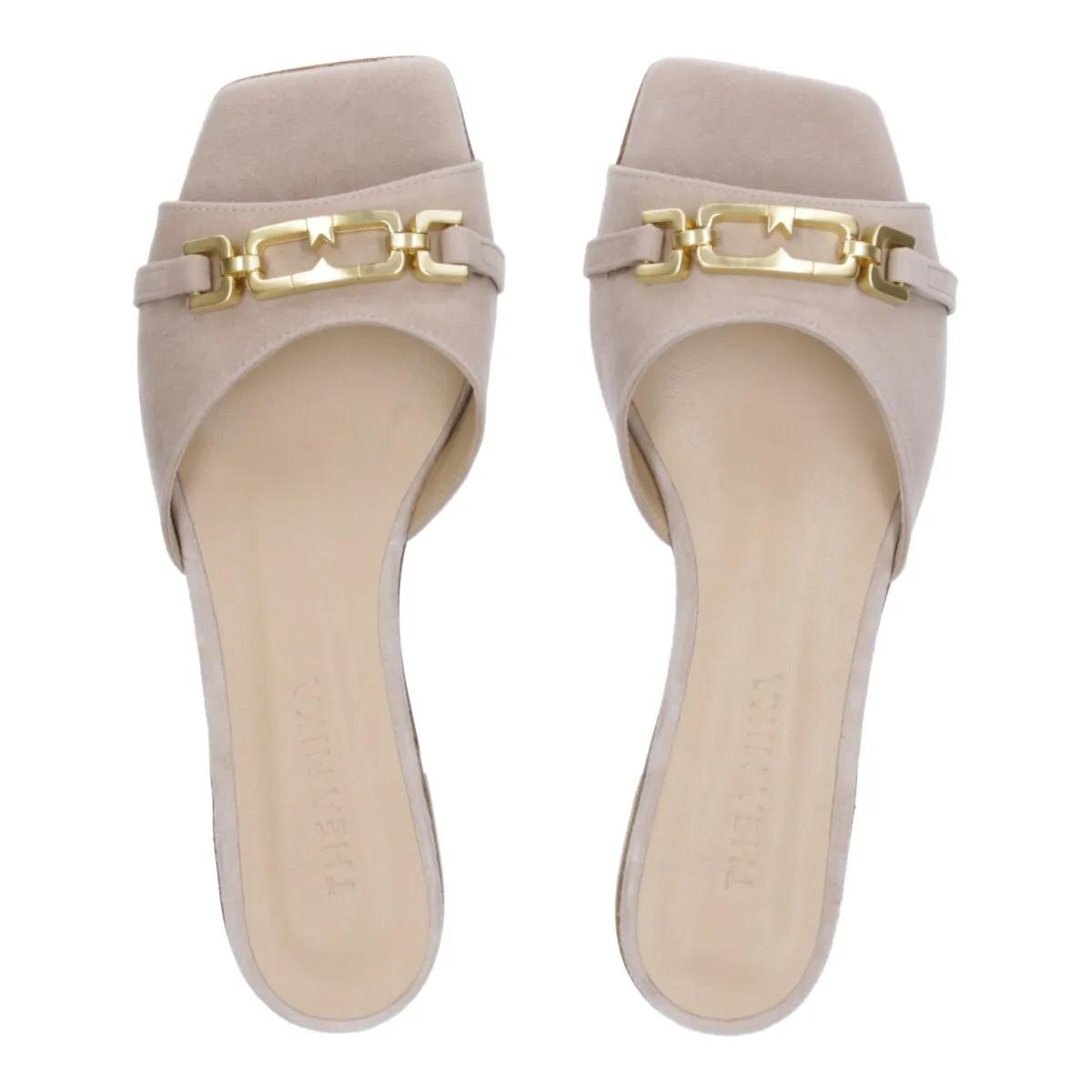 Thumbnail - Thea Mika Slipper & Pantoletten - Pantoletten - Gr. 38 (EU) - in Beige - für Damen