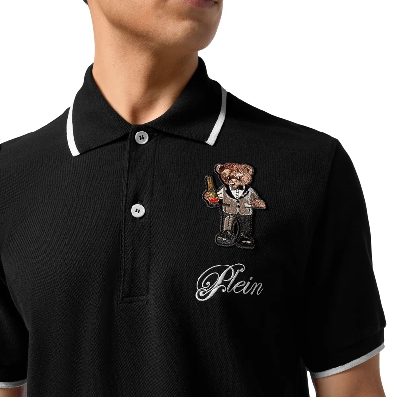 Philipp Plein Top Poloshirt Ss Teddy schwarz(Image 5)