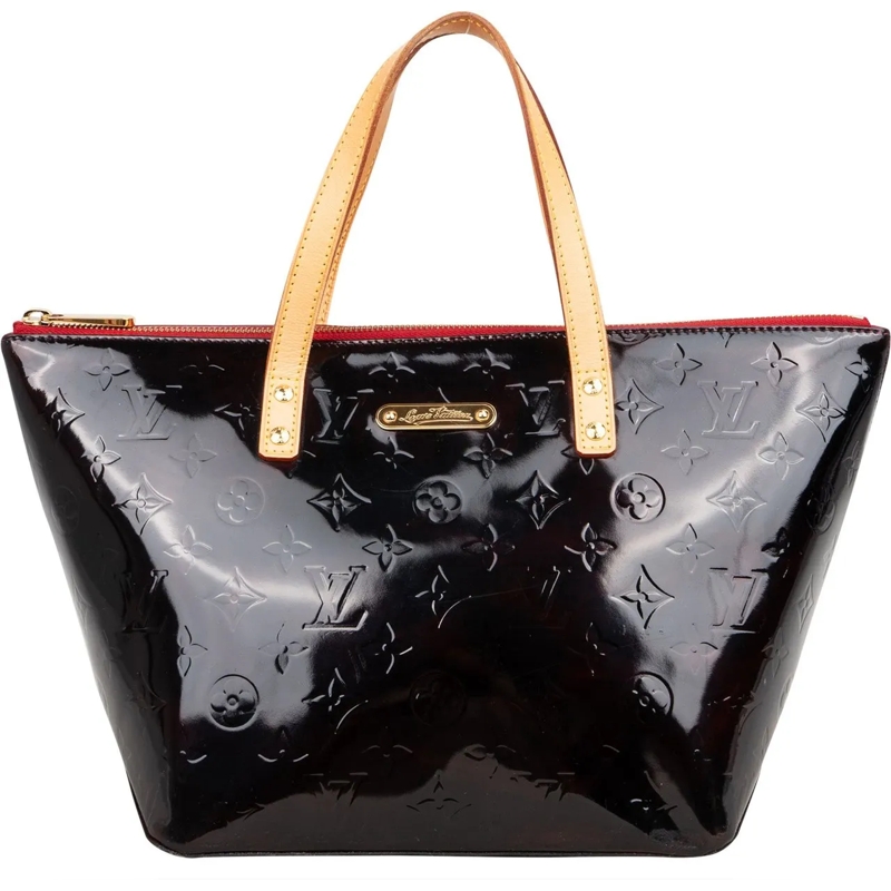 Louis Vuitton Tote Louis Vuitton Vernis Monogram Bellevue PM Handbag schwarz