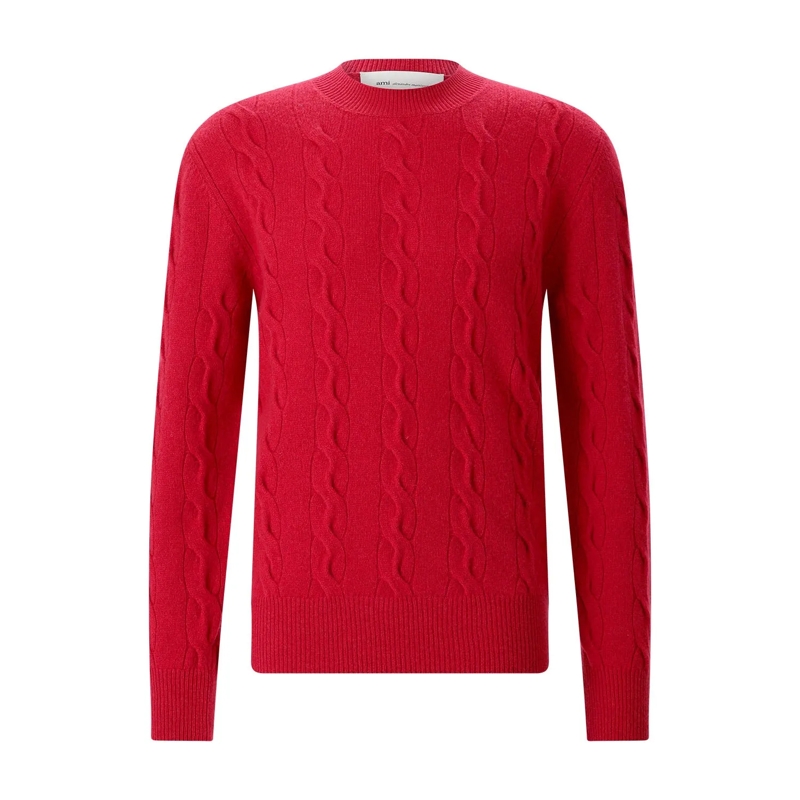 AMI Paris Pullover UKS880.KN0189 ami Paris braun(Image 4)