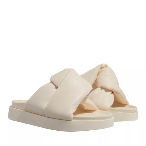 INUIKII Soft Crossed Cream Slipper