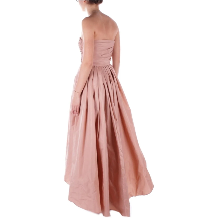 Pinko Strapless High-Low Dress With Sweetheart Neckline