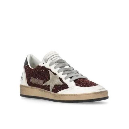 Golden Goose Ball Stars Sneakers Red Low-Top Sneaker