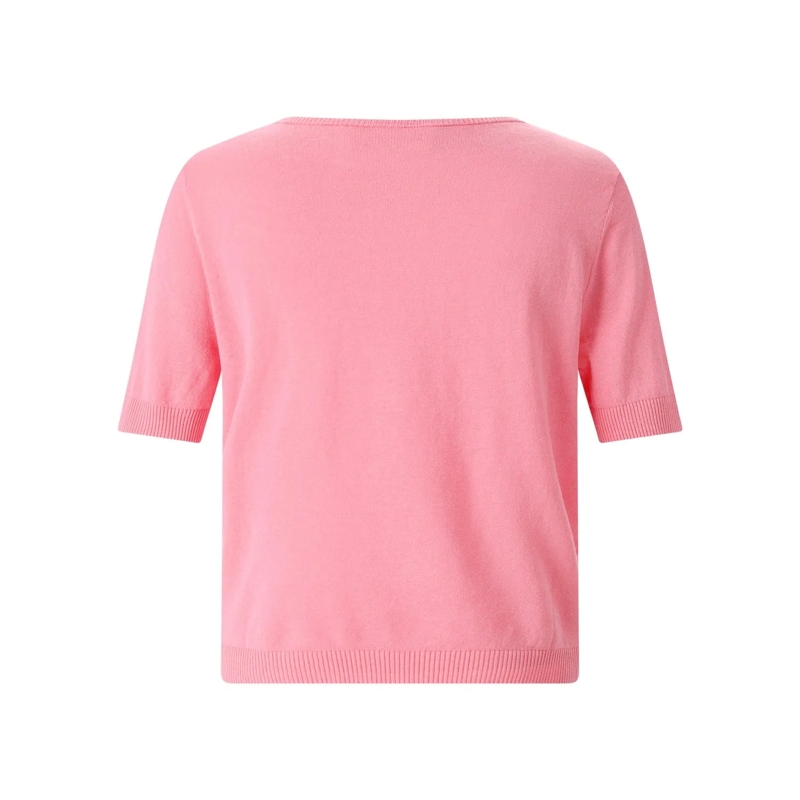 Closed Pullover Shirt aus Leinen & Baumwolle pink(Image 5)