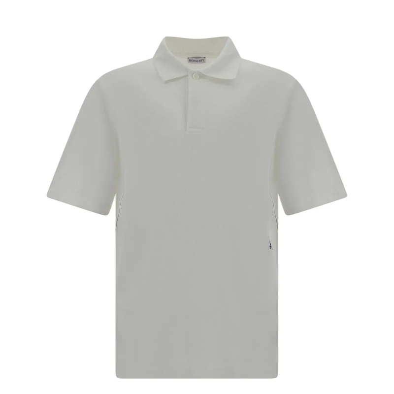 Burberry Overhemd White Cotton Polo Shirt White