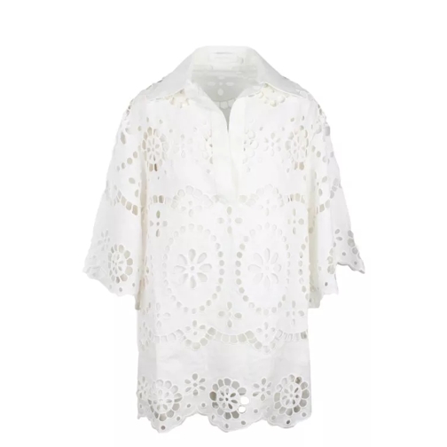 Zimmermann Lexi Embroidered Tunic White 