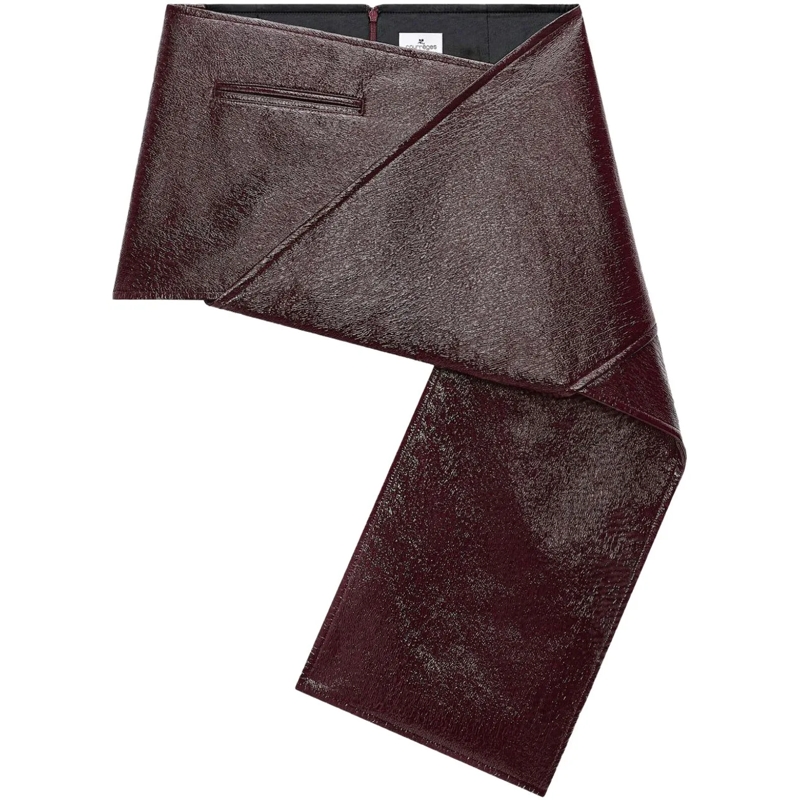 Courrèges Midirock Skirts Bordeaux rot