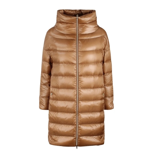 Herno Übergangsjacke Matilde Nylon Ultralight Mid Down Jacket Brown