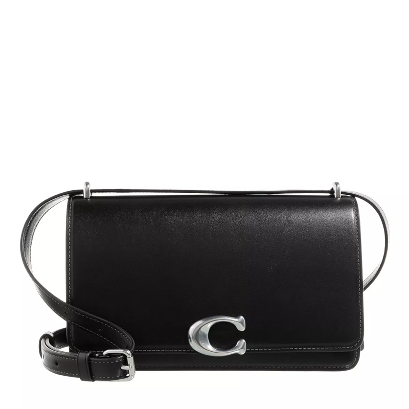 Coach Crossbody Bag Luxe Refined Calf Leather Bandit Shoulder Bag Black