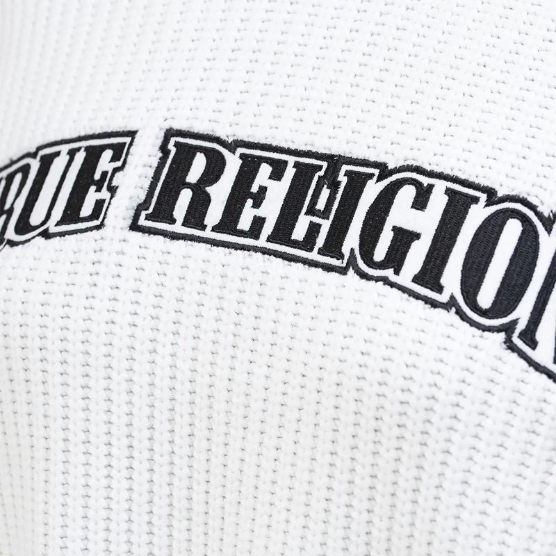 True Religion  Hoodie EMBROIDERY weiss(Image 5)