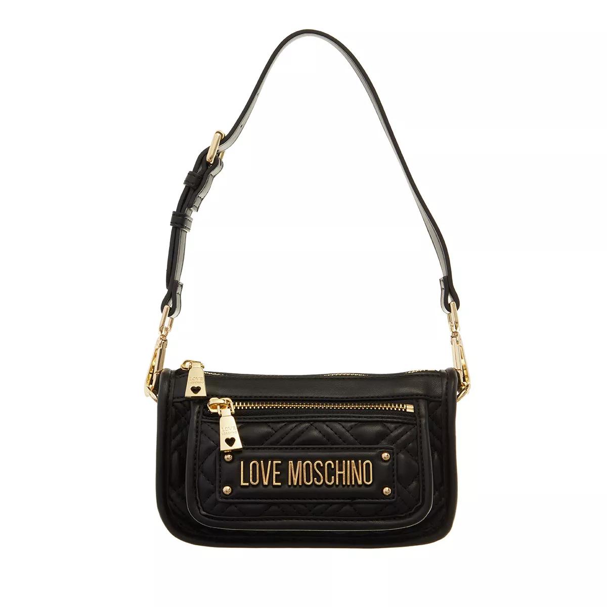 Love Moschino Quilted Bag Nero Minitasche