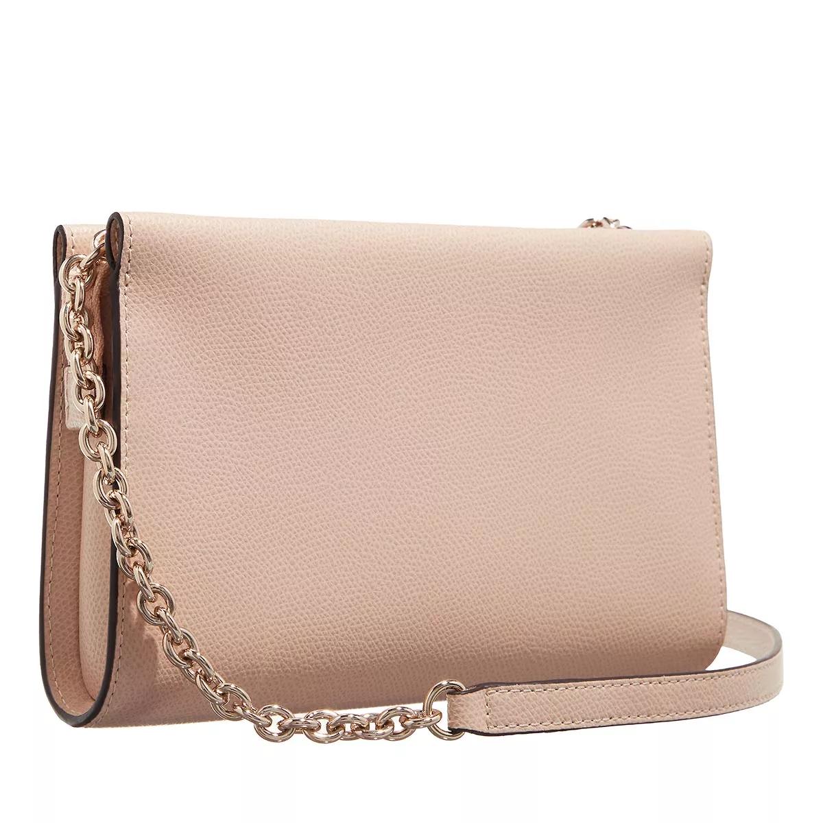 Furla Geometrische Mini Crossbody Tas met Twaalf Kaartsleuven Beige Dames