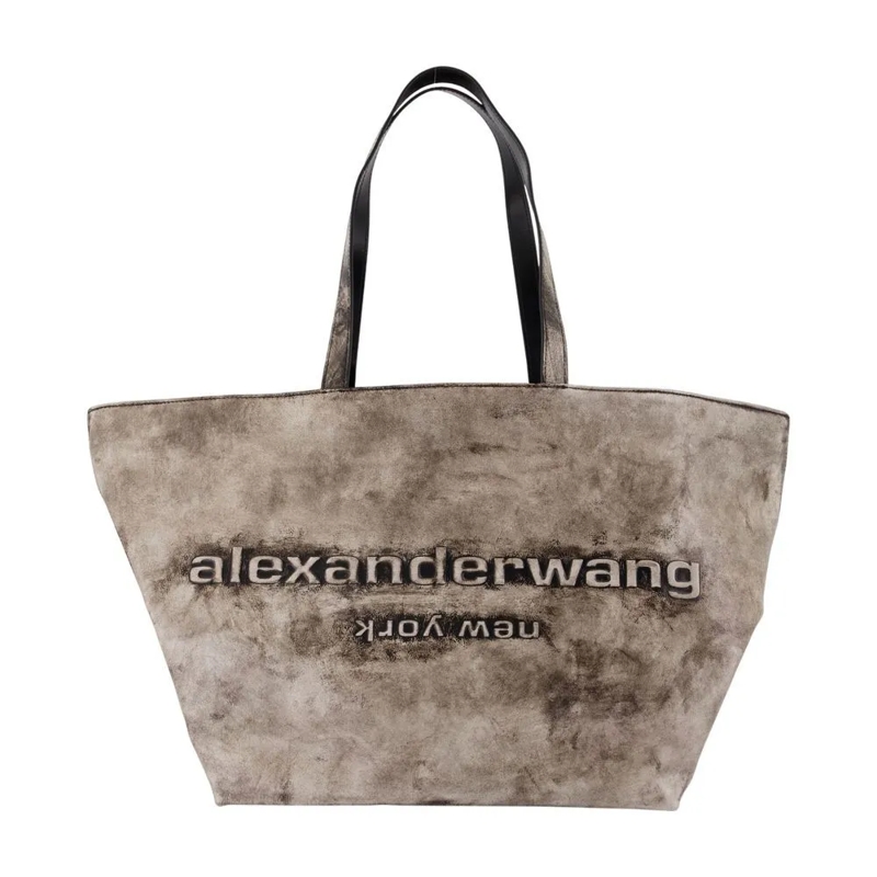 Alexander Wang Fourre-tout Punch Shopper Bag - Leather - Grey Grey