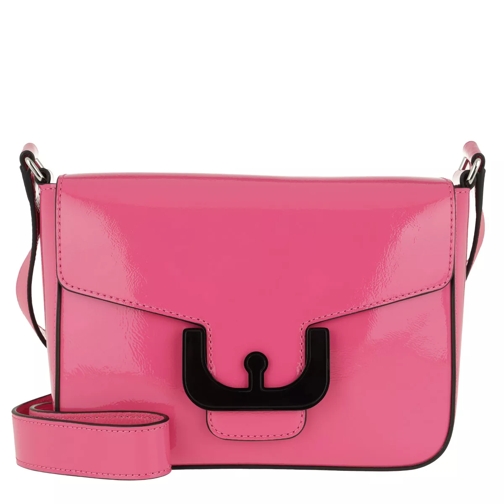 Coccinelle Ambrine Cross Naplack Crossbody Bag Glossy Pink Cross body-väskor