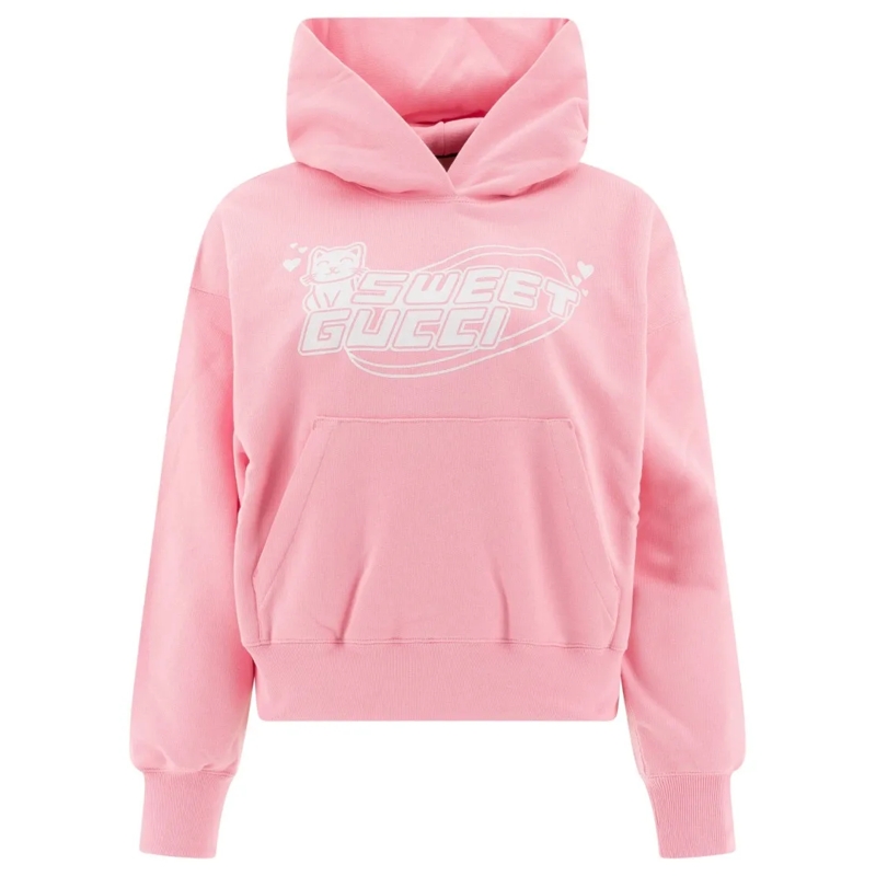 Gucci  Pink Cotton Sweatshirt Pink