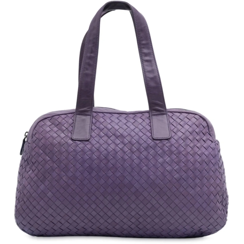 Bottega Veneta Schultertasche Nappa Intrecciato Shoulder Bag lila