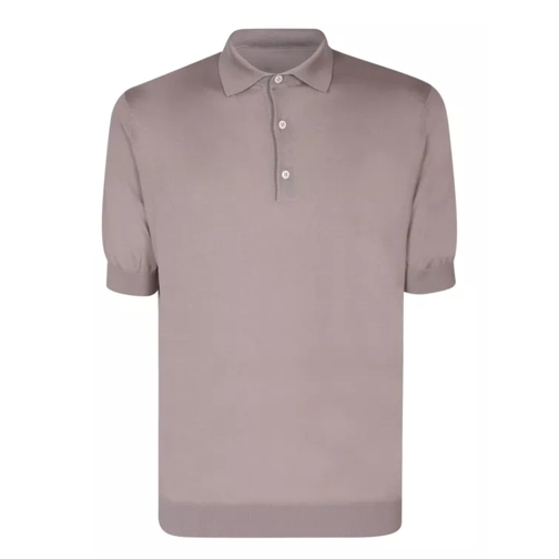 Lardini Cotton Polo Shirt Pink 