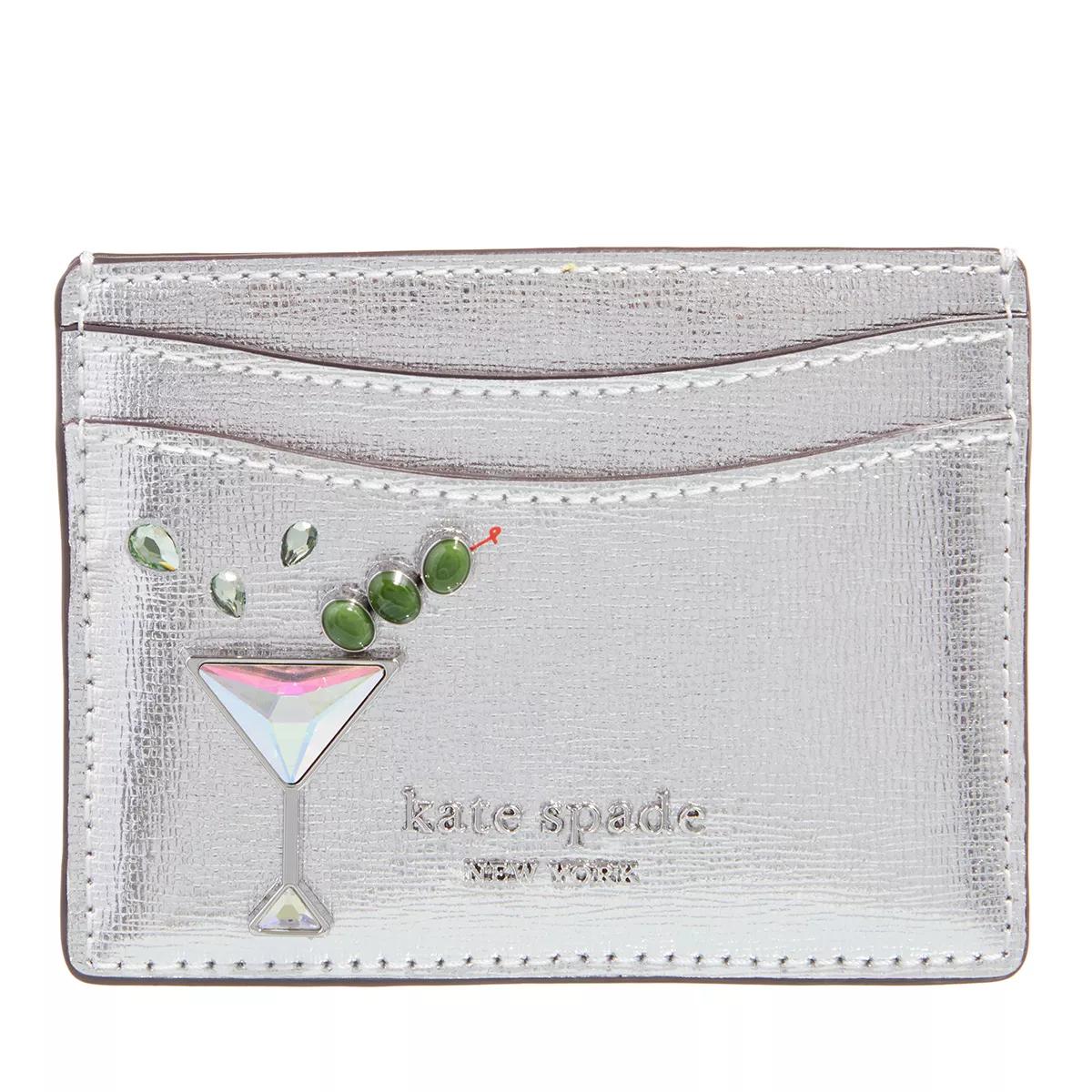 Kate Spade New York Shaken Not Stirrred Embellished Metallic Saffiano ...