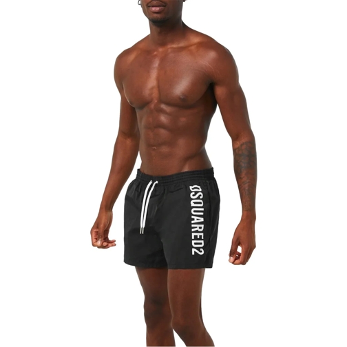 Dsquared2  Logo Midi Swim Shorts schwarz (Image 2)