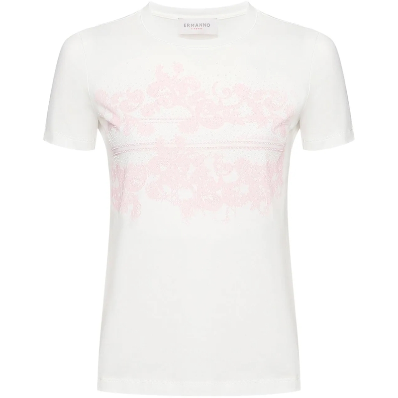 Ermanno Firenze T-Shirt T-Shirts And Polos White weiß