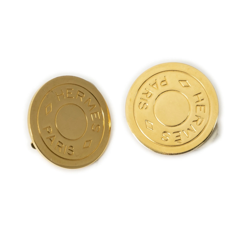 Hermès Crossbody Bag Bijouterie Fantaisie Clip On Earrings gold