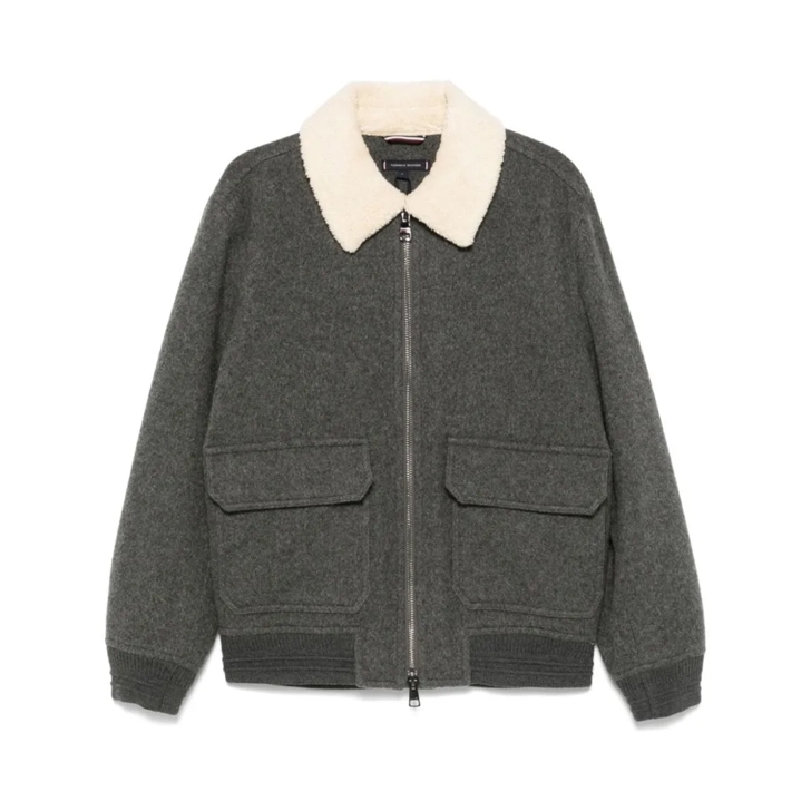 Tommy Hilfiger Full Zip Jacket Grey Ubergangsjacke