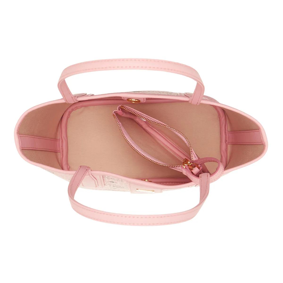 MCM Shoppers Liz Vi Shopper Mni Pz in poeder roze