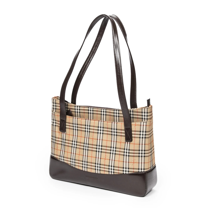 Burberry Crossbody Bag Large Zip Shopping Tote beige