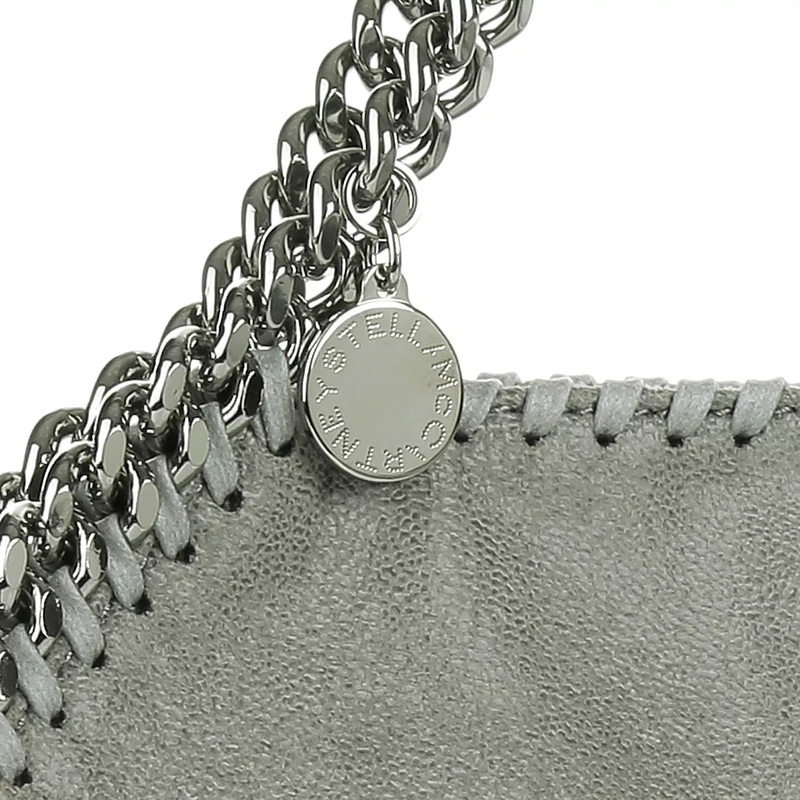 Stella McCartney Tote Mini Falabella 3Chains Light Grey(Image 6)