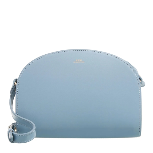 A.P.C. Crossbody Bag Sac Demi-Lune Ship Blue