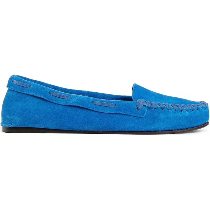 The Row Loafer Mabel Leather Loafers Blue