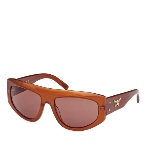 MCM Sunglasses MW0002 shiny light brown