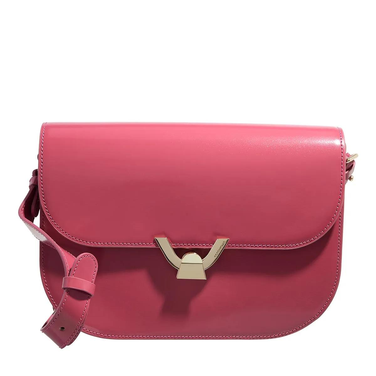 Coccinelle Crossbody Bags - Coccinelledew Shiny Calf - Gr. unisize - in Rosa - für Damen