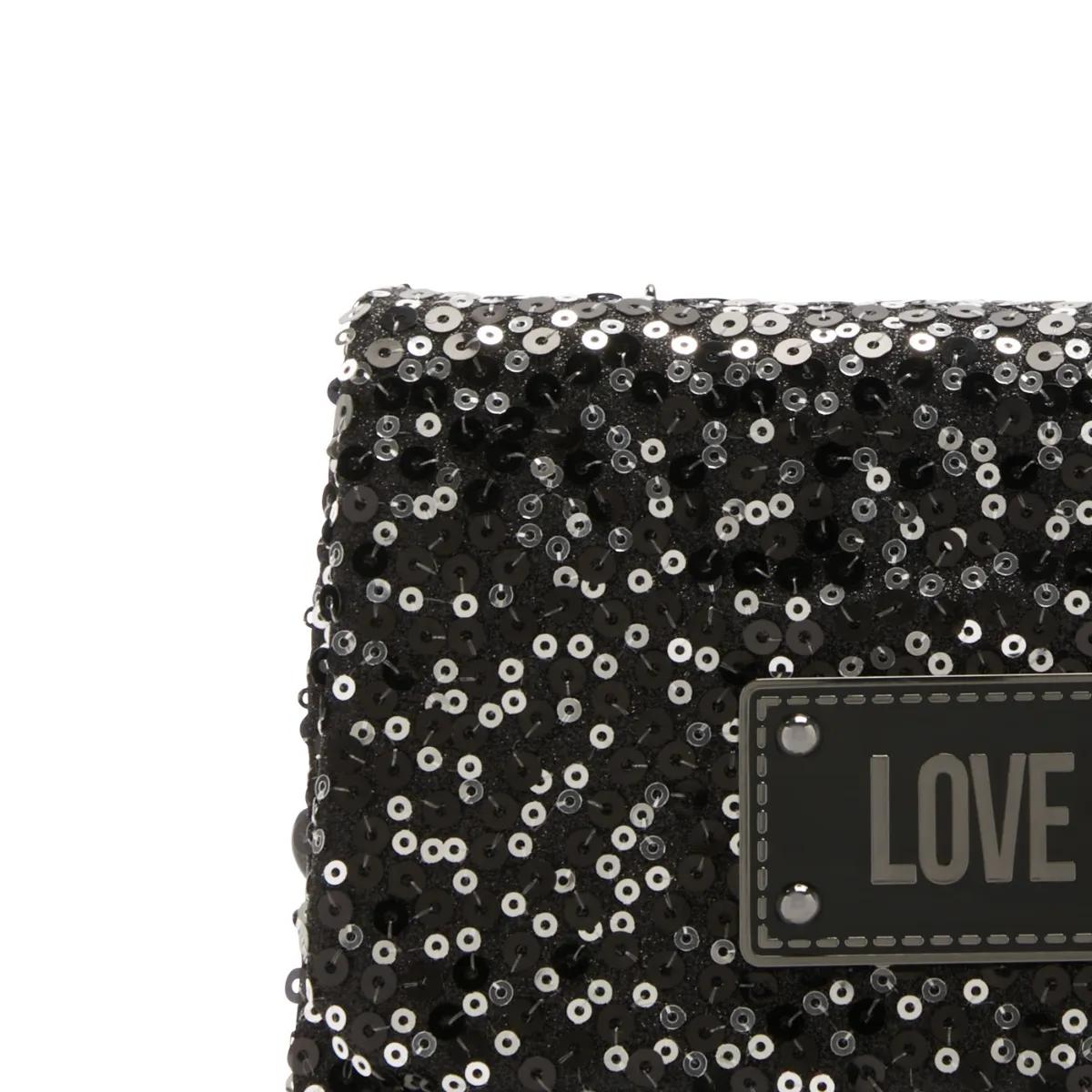Love Moschino Crossbody bags Sequins Umhängetasche in zwart