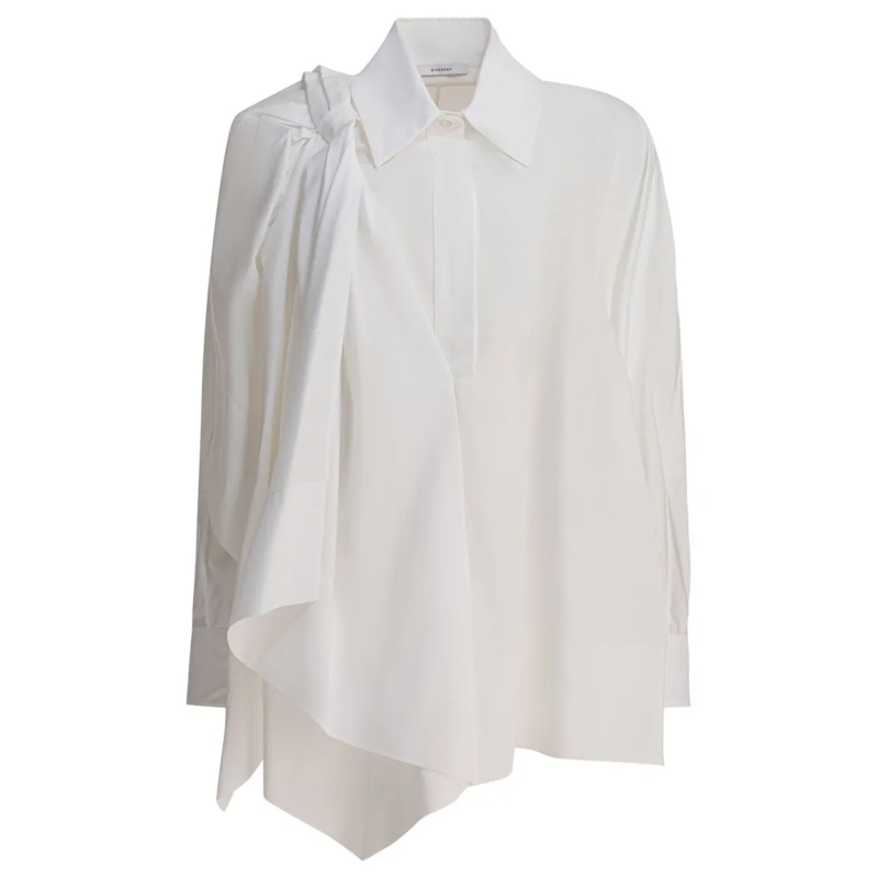 Givenchy Blouse White Cotton Poplin Shirt White