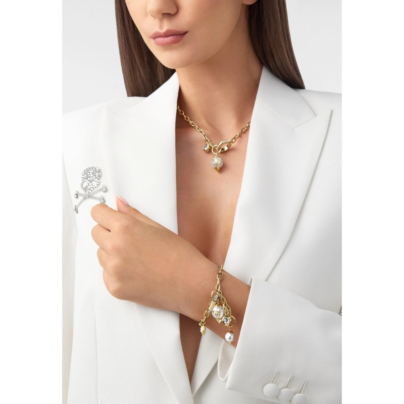 Philipp Plein Mittellange Halskette Halskette Rhapsody gold(Image 2)