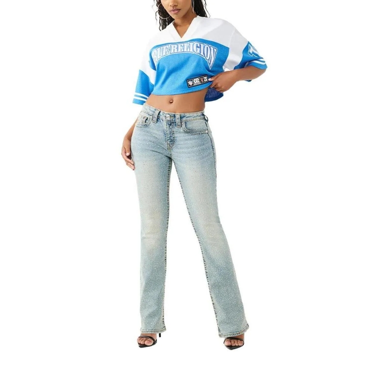 True Religion Jeans - Modell: Becca Bootcut- Ausgestellten Bein- Mid hellblau(Image 3)