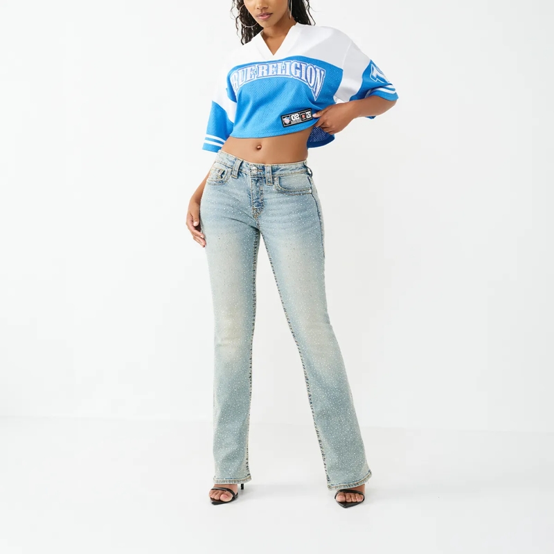 True Religion Jeans - Modell: Becca Bootcut- Ausgestellten Bein- Mid hellblau(Image 2)
