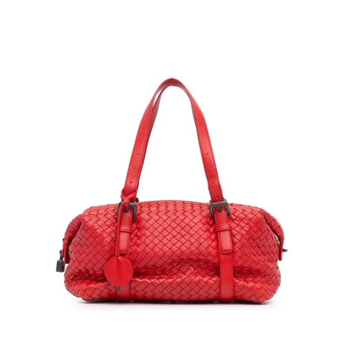 Bottega Veneta Sac à bandoulière 2012-2024 Intrecciato Montaigne Shoulder Bag rot